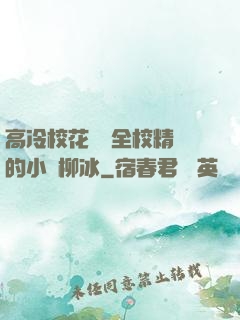 高冷?；S為全校精靈的小說柳冰